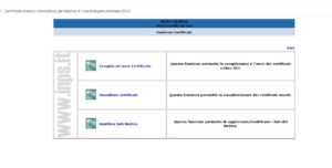 INPS, pagina di accesso alla compilazione dei certificati su modello SS3